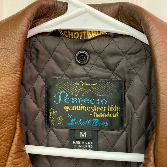 SCHOTT Perfecto 519 One Star Leather Biker Jacket - Picture 4 of 7